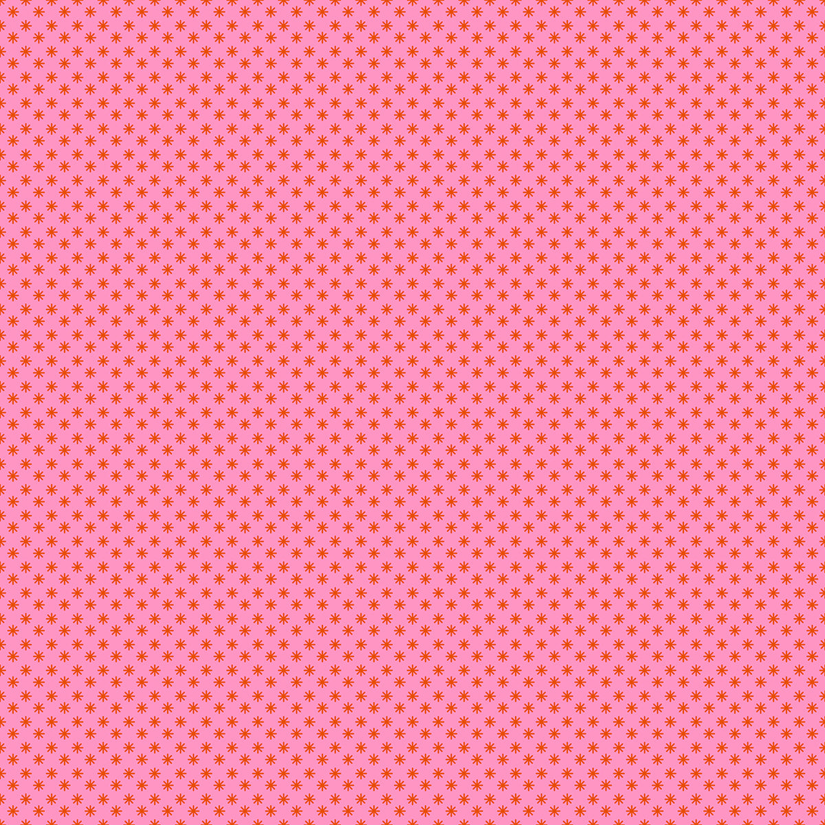 Meadow Star - Puff in Vintage Flamingo | Quilting Cotton