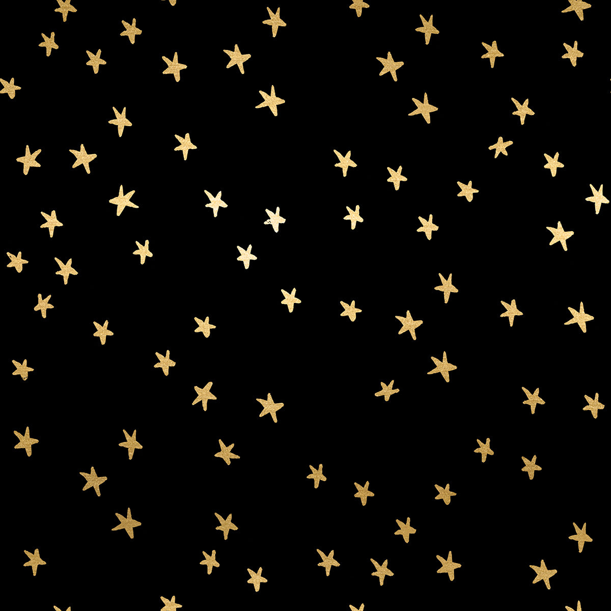 Starry 2023 - Starry in Black Gold | Quilting Cotton
