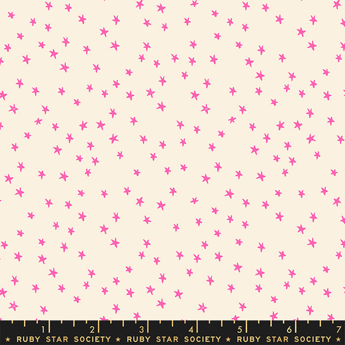 Starry 2023 - Starry Mini in Neon Pink | Quilting Cotton
