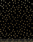 Starry 2023 - Starry Mini in Black Gold | Quilting Cotton