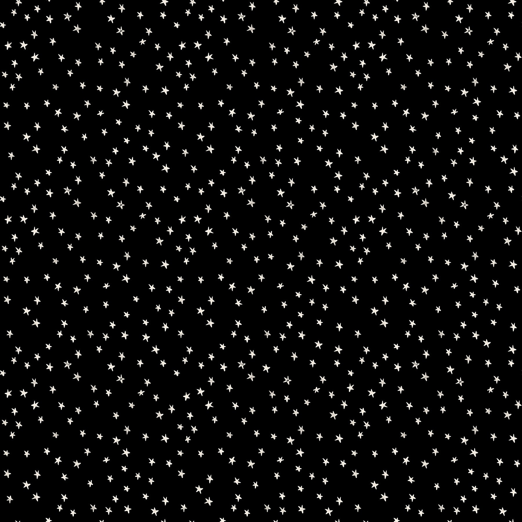 Good Spirits - Mini Starry in Black | Quilting Cotton