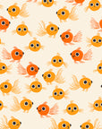 Animal Animal - Goldfish in Orange | Quilting Cotton
