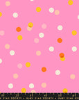 Carousel - Spritz Dots in Flamingo | Quilting Cotton