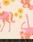 Carousel - Carousel Horse in Natural | Cotton Linen Canvas