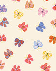 Ooh Lucky Lucky - Butterfly in Natural | Quilting Cotton