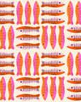Ooh Lucky Lucky - Sardines in Pink | Quilting Cotton