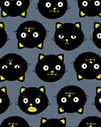 Good Spirits - Scaredy Cats in Ghostly | Quilting Cotton | Glow in the Dark