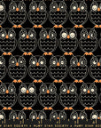 Good Spirits - Hoos There in Black | Quilting Cotton
