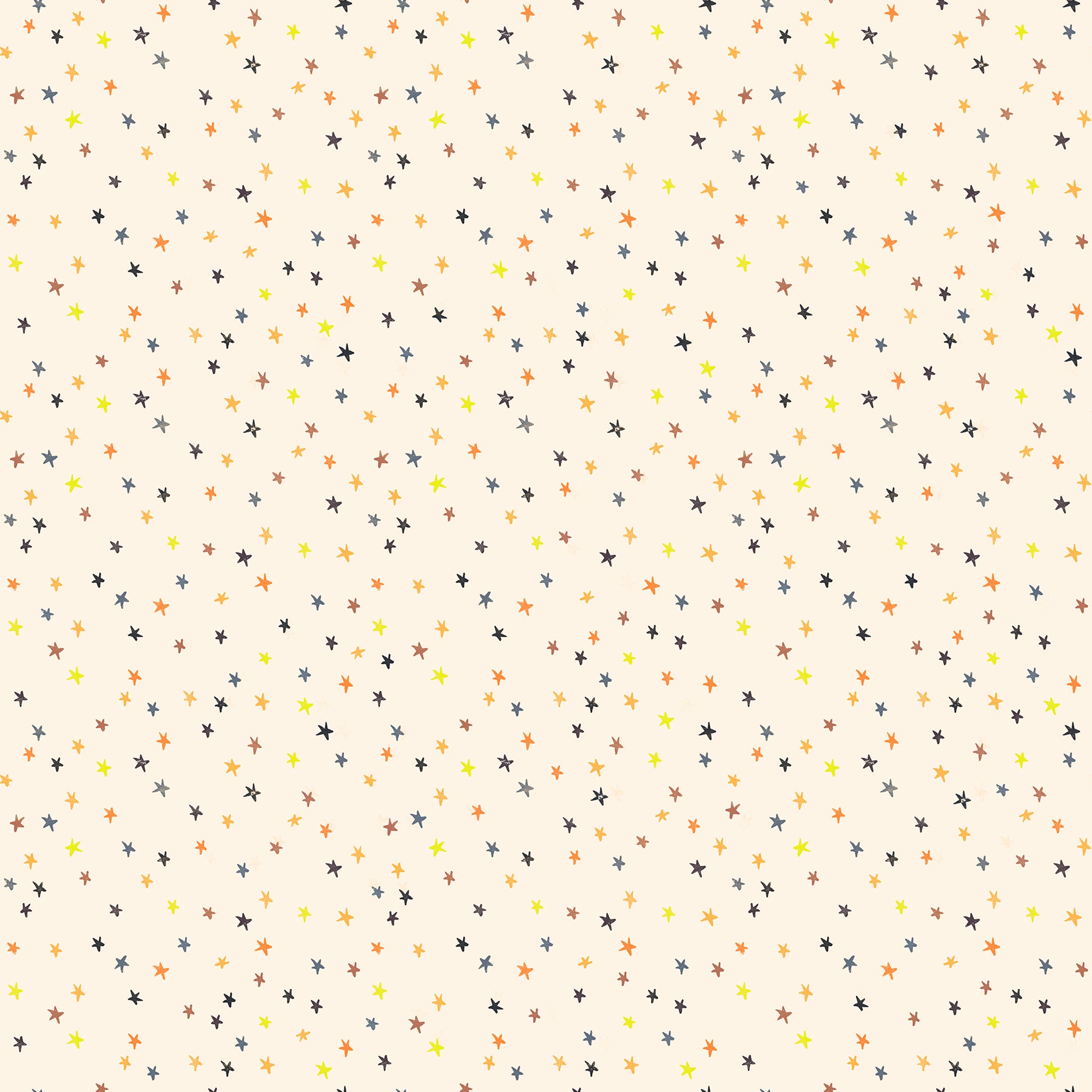 Good Spirits - Mini Starry in Halloween Rainbow | Quilting Cotton