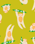 Animal Animal - Sloth in Pistachio | Quilting Cotton