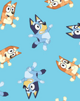 Bluey in Blue | Quilting Cotton