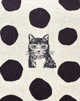 Echino 2025 Nekonoe - Cats in Natural | Linen Cotton Canvas