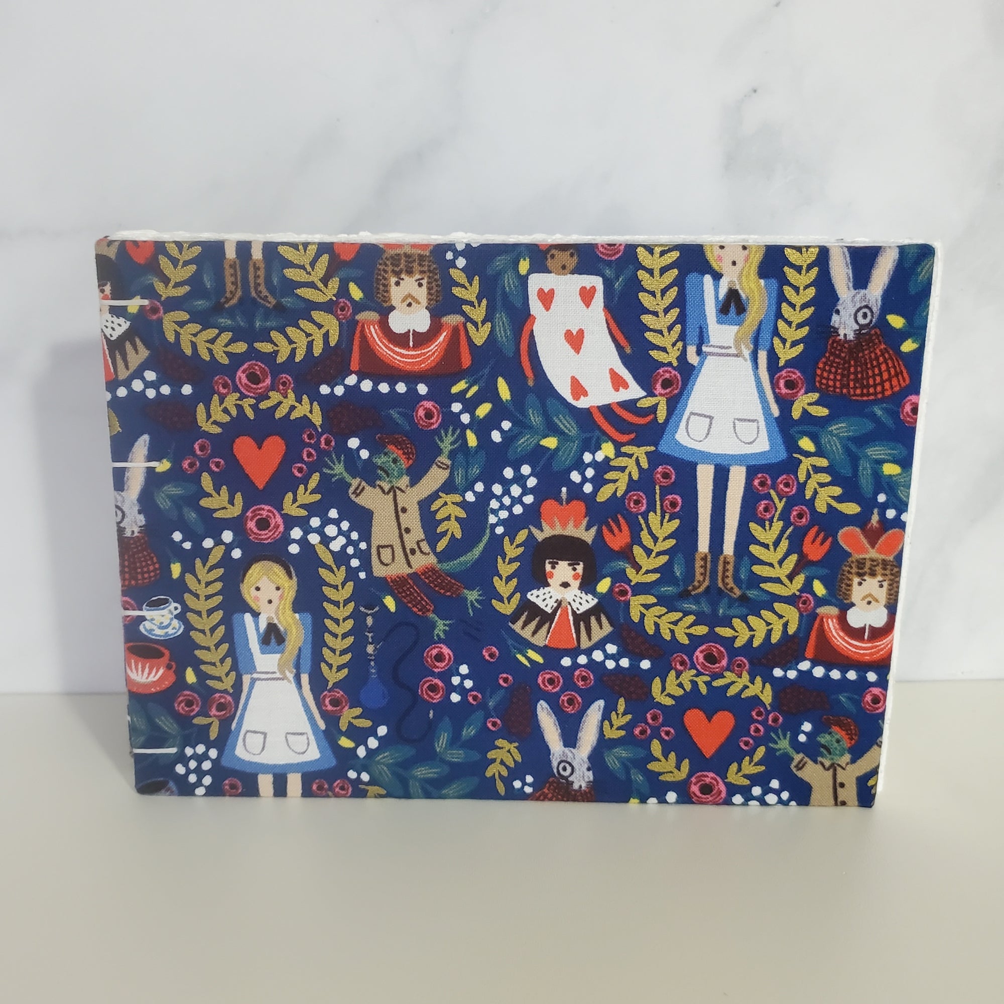 Standard Watercolor Sketchbook | 100% Cotton Paper | Wonderland in Navy