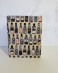 Handmade Mini Watercolor Sketchbook | Beer Bottle in Natural