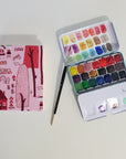 Handmade Mini Watercolor Sketchbook | Hansel & Gretel in Pink