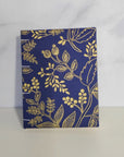 Handmade Mini Watercolor Sketchbook | Queen Anne in Navy - LIMITED EDITION