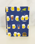 Handmade Mini Watercolor Sketchbook | 100% Cotton Paper | Kanpai Japanese Beer