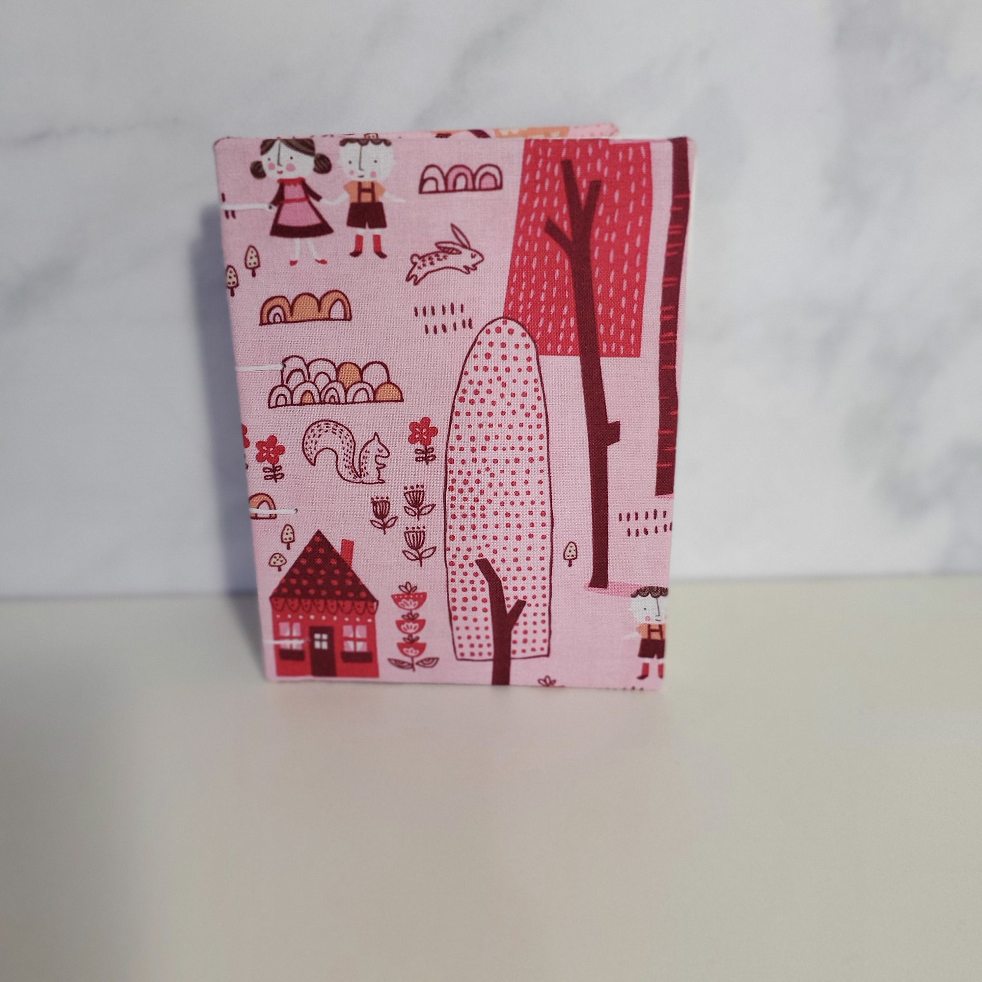 Handmade Mini Watercolor Sketchbook | Hansel &amp; Gretel in Pink