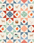 Home Sweet Home - Farmhouse Quilt in Slate | Quilting Cotton