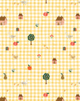 Home Sweet Home - Farmhouse Gingham in Butter | Quilting Cotton