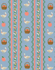 Home Sweet Home - Farmhouse Stripe in Slate | Quilting Cotton