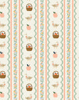 Home Sweet Home - Farmhouse Stripe in Cream | Linen Canvas