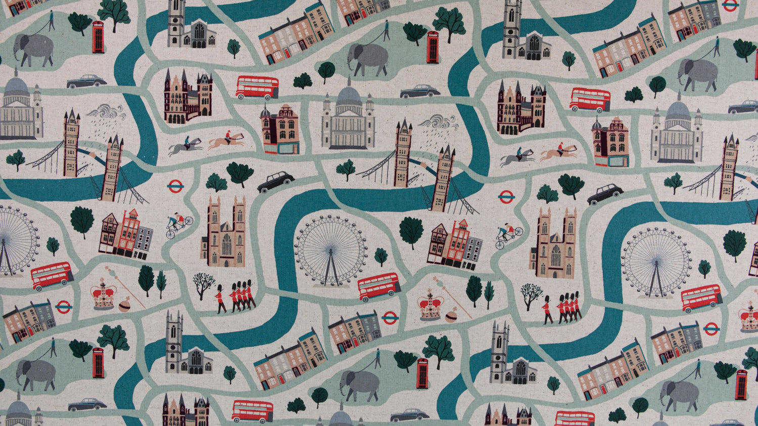 London Town - London Forever in Sunny Day | Canvas