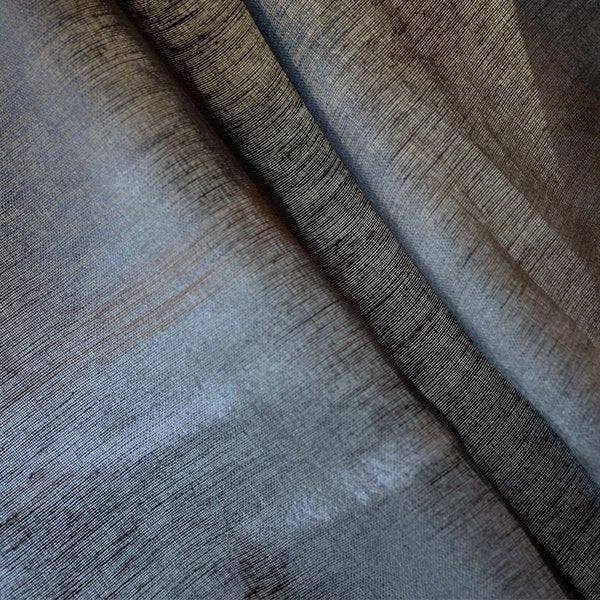 Air Time in Dark Color D | Linen Cotton Gauze