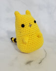 Dumpling Cat in Yellow - 4 Inches