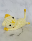 Kitty Plush Toy in Yellow - 4 Inches
