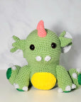Dragon with Horn Plush Toy - Round