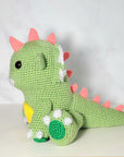Dragon with Horn Plush Toy - Round
