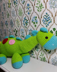 Crochet Plush Toy - Colorful Stegosaurus