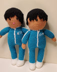 Crochet Character - Blue Jumpsuit Doll