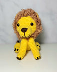 Crochet Toy - Yellow Lion