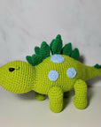 Crochet Toy - Green Stegosaurus