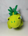 Crochet Toy - Green Stegosaurus