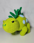 Crochet Toy - Green Stegosaurus