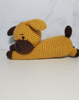 Brown Dog Plush Toy