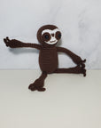 Sloth Plush Toy - Dark Brown