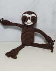 Sloth Plush Toy - Dark Brown