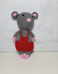 Crochet Toy - Little Mouse in Overall