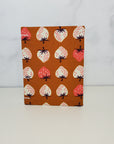 Handmade Mini Watercolor Sketchbook | Strawberry in Gold
