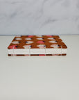 Handmade Mini Watercolor Sketchbook | Strawberry in Gold