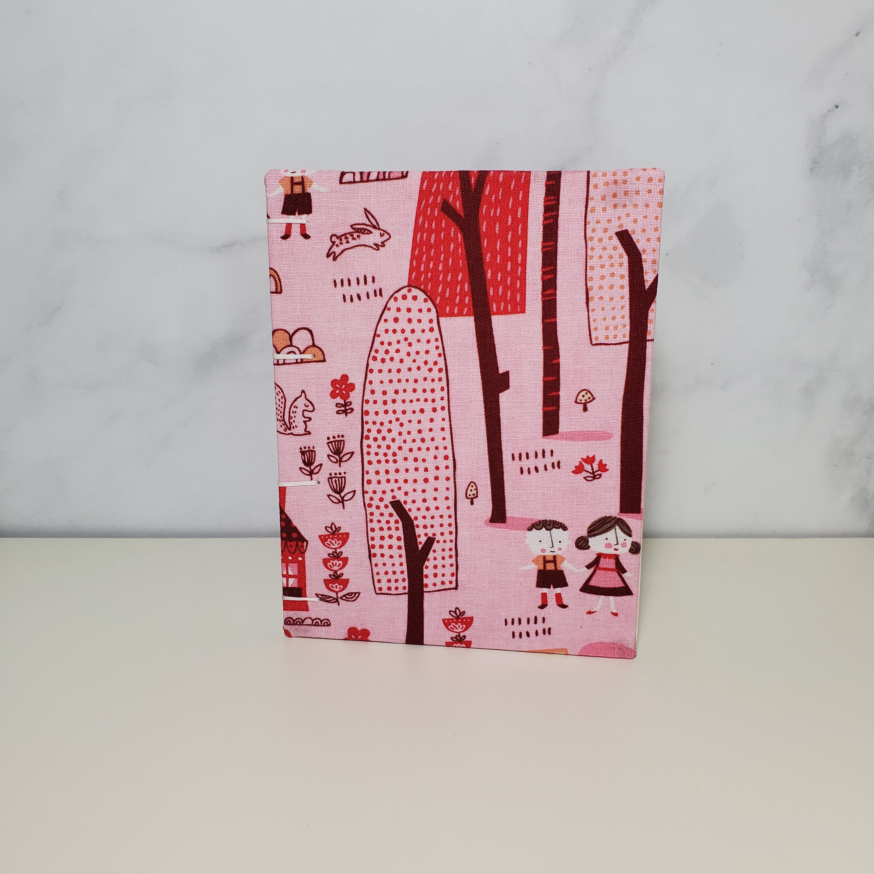 Handmade Mini Watercolor Sketchbook  Hansel & Gretel in Pink – Bee Handmade