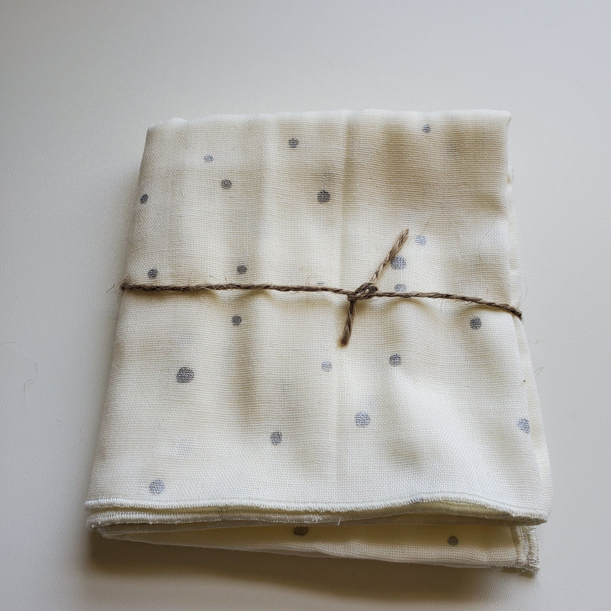 Double Gauze Handkerchief - Dots