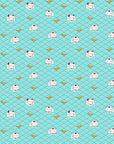 Sushi - Lucky Cats in Turquoise