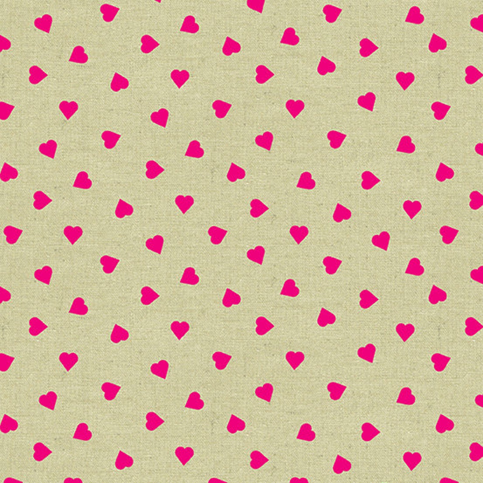 Mix Tape - Hearts in Neon | Broadcloth Canvas - 23 IN BOLT END