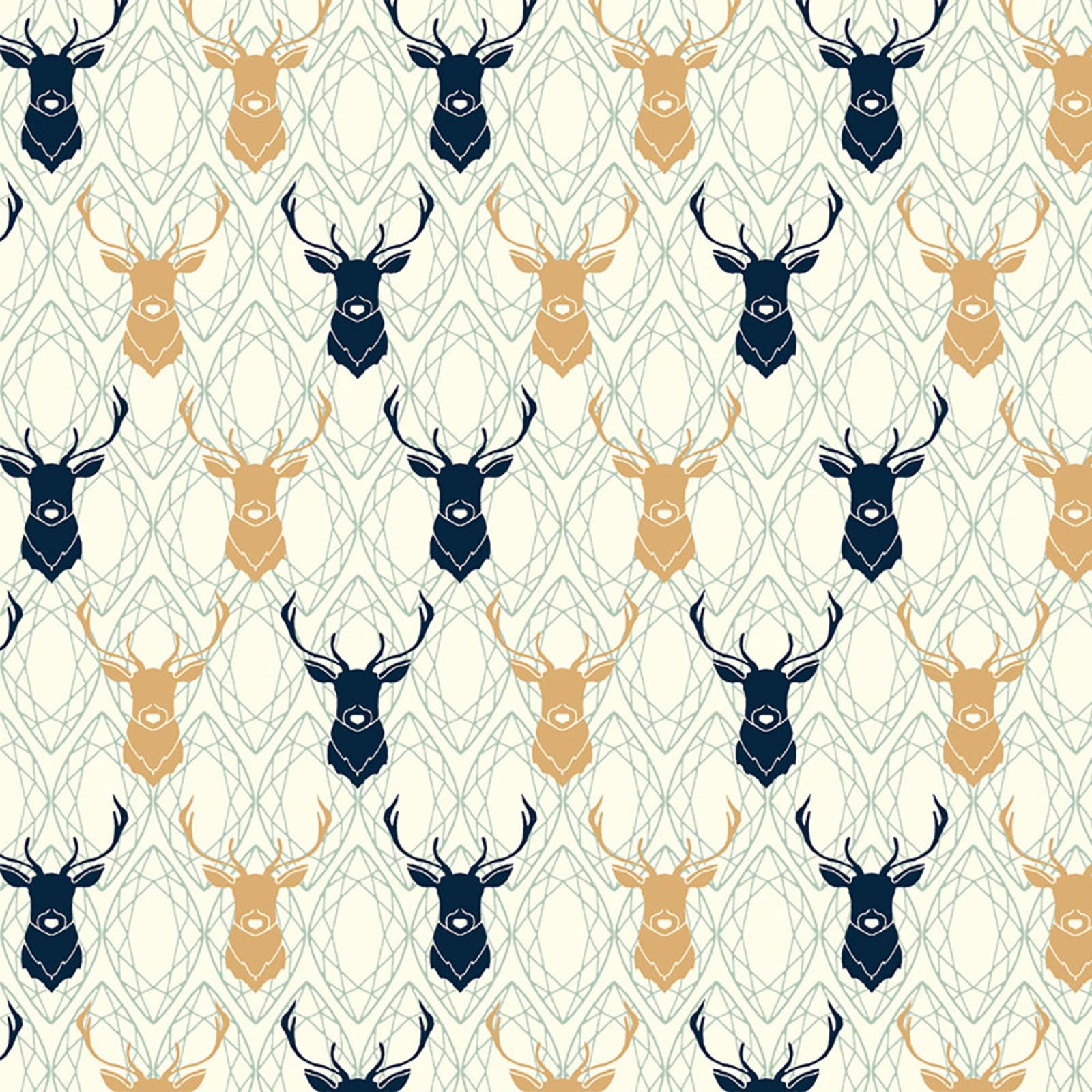 Mod Nouveau - Elk Diamond | Organic Poplin