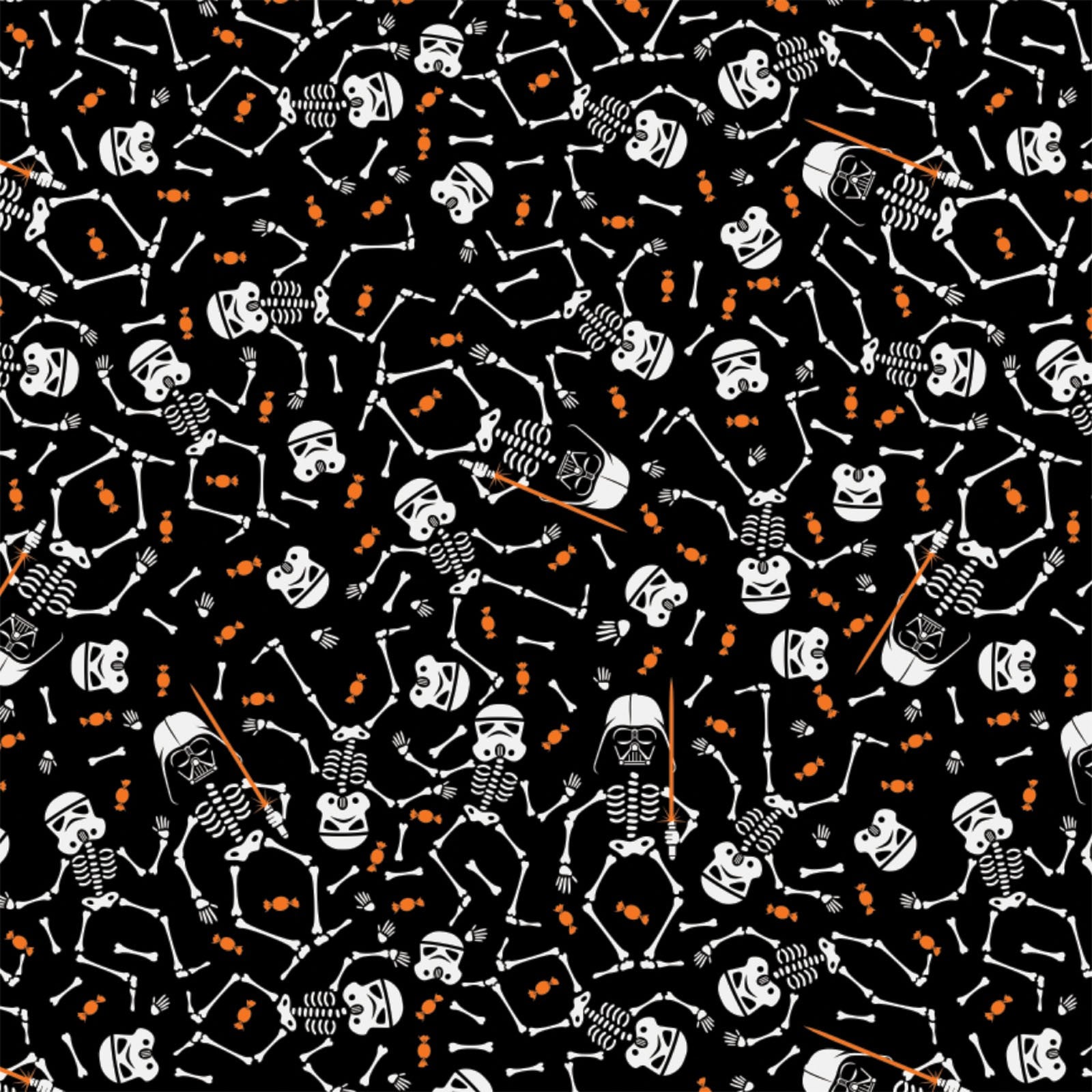 Character Halloween Vader Stormtrooper Skeletons - Glow in the Dark